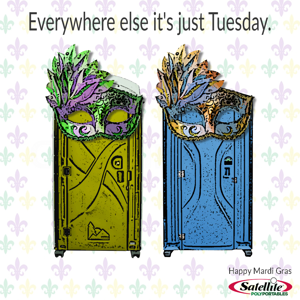 Mardi Gras Portable Toilets