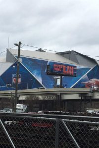Super Bowl LIII from the Highway