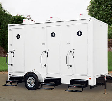 Sanitary Restroom Trailers come in a variety of sizes!
