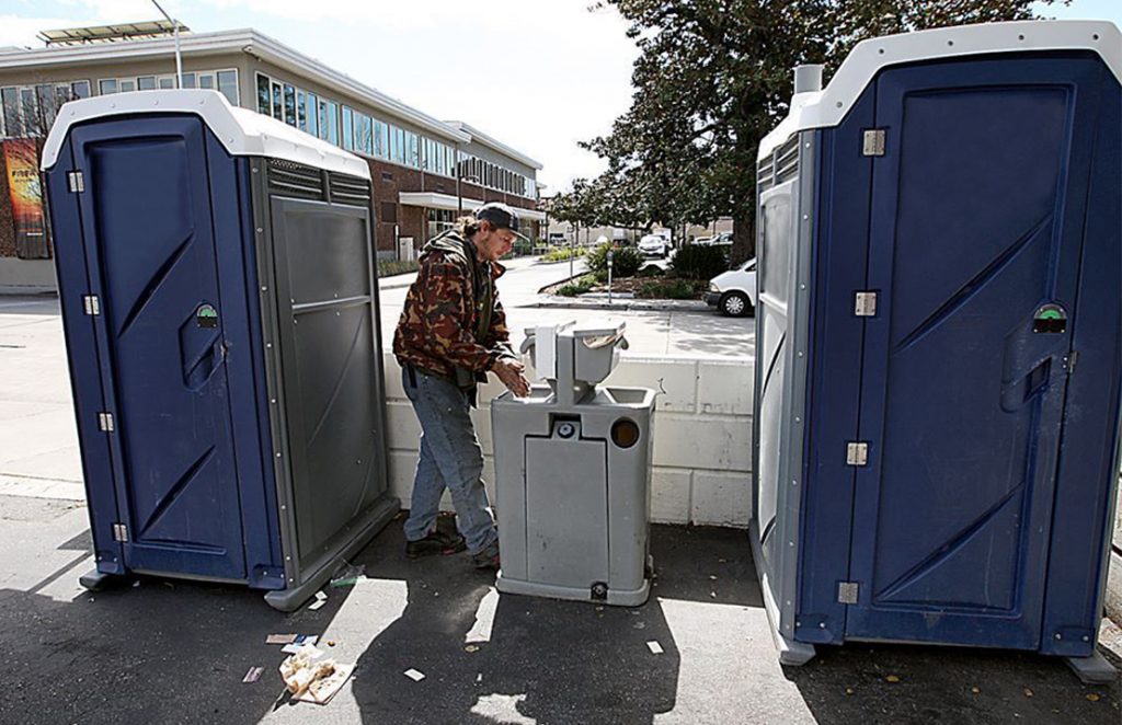 Restrooms in Santa Cruz for city workers