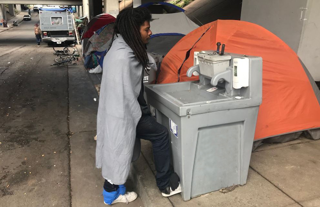 Handwash stations for the homeless in CA